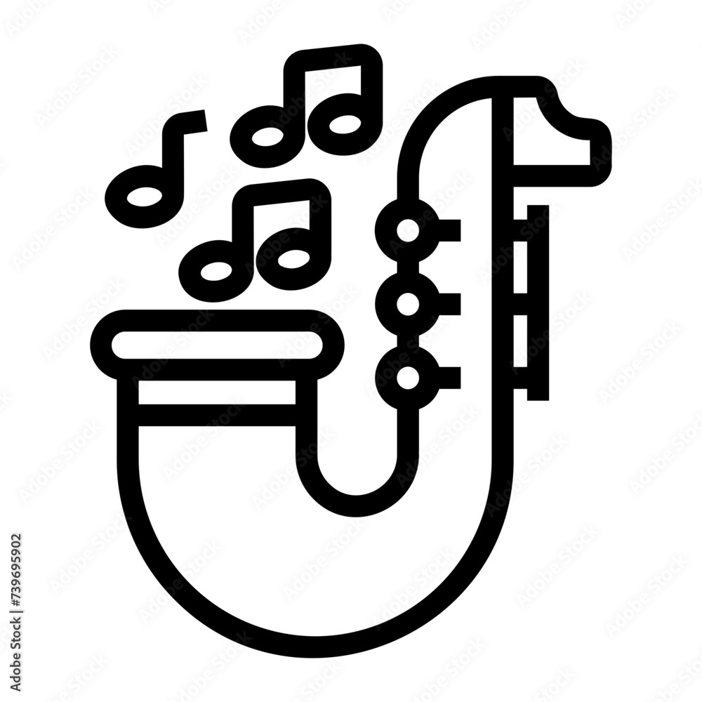 saxophone icon saxophone icon