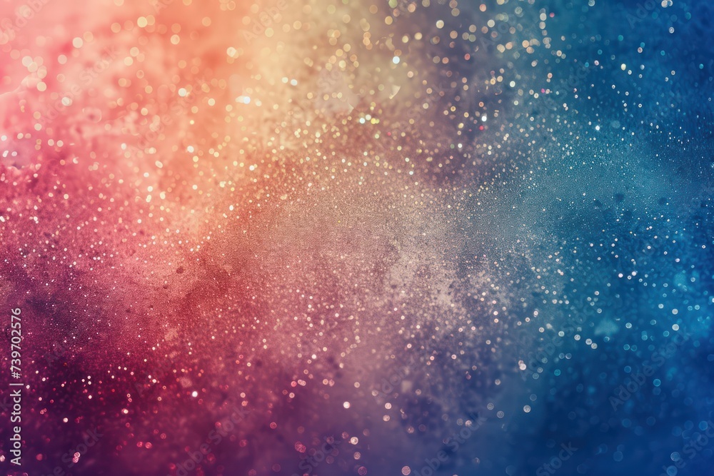 Colorful glitter vintage lights background, abstract bokeh background