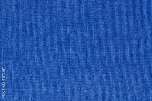 Dark blue linen fabric cloth texture background, seamless pattern of natural textile.