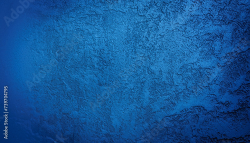 Background - grain texture blue paint wall. Beautiful abstract grunge decorative navy blue dark wallpaper.