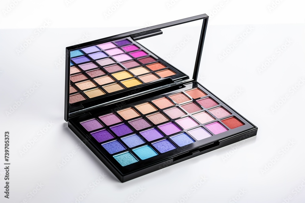 make up palette,Eyeshadow palette in various colors, comprehensive eyeshadow palette without brand on white background, makeup advertisement, makeup store background, makeup store wallpaper make up palette,Eyeshadow palette in various colors, comprehensive eyeshadow palette without brand on white background, makeup advertisement, makeup store background, makeup store wallpaper