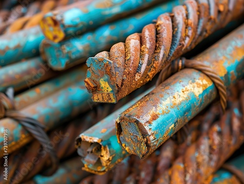 Stripped copper cables prepared for recycling represent the blend of environmental stewardship and pragmatic resource reuse in the metal industry