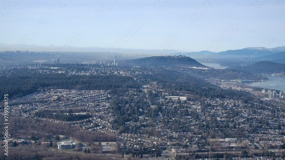 Greater Vancouver Urban Area, Coquitlam, Port Moody and Burnaby AERIAL Greater Vancouver Urban Area, Coquitlam, Port Moody and Burnaby AERIAL