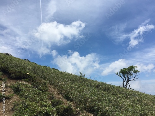 比良山系の山からの天気の良い日の景色 © yamapyoon