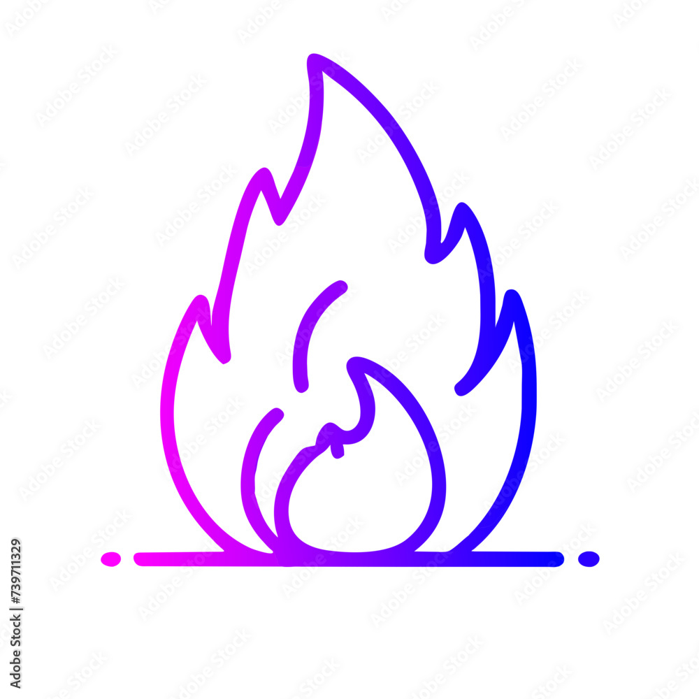 Fire Icon Vector: Symbolizing Heat, Energy, and Passion Fire Icon Vector: Symbolizing Heat, Energy, and Passion