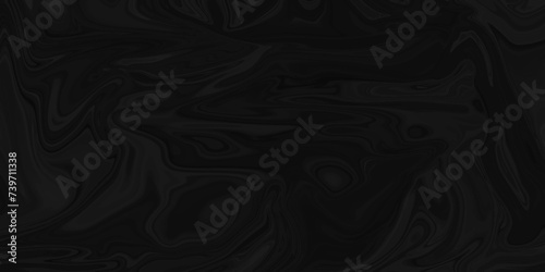 Abstract dark black color liquid marble surfaces background design. ink backdrop with wavy pattern. modern background design with luxury cloth or liquid wave or wavy folds of grunge silk texture.  © Arte Acuático