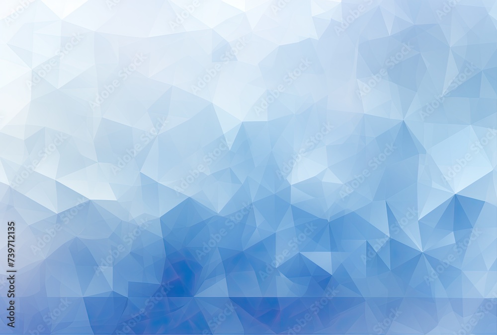Blue abstract geometrical background with blue triangles