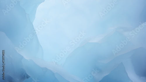 Glacial Majesty: Seamless Ice Background Texture. AI Generated