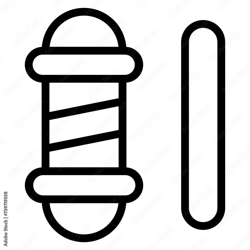 barber line icon barber line icon