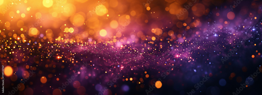 abstract Gold sparkle bokeh light