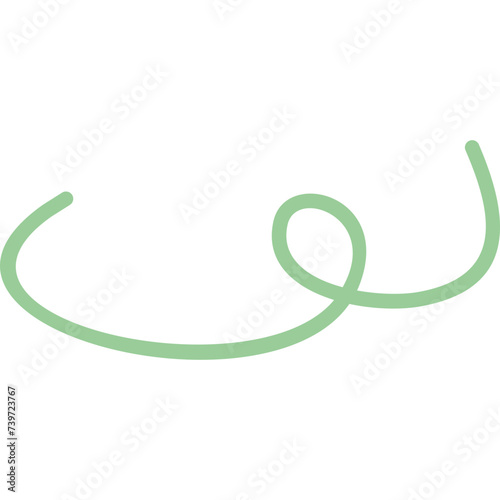 Hand Drawn Swirl Shape