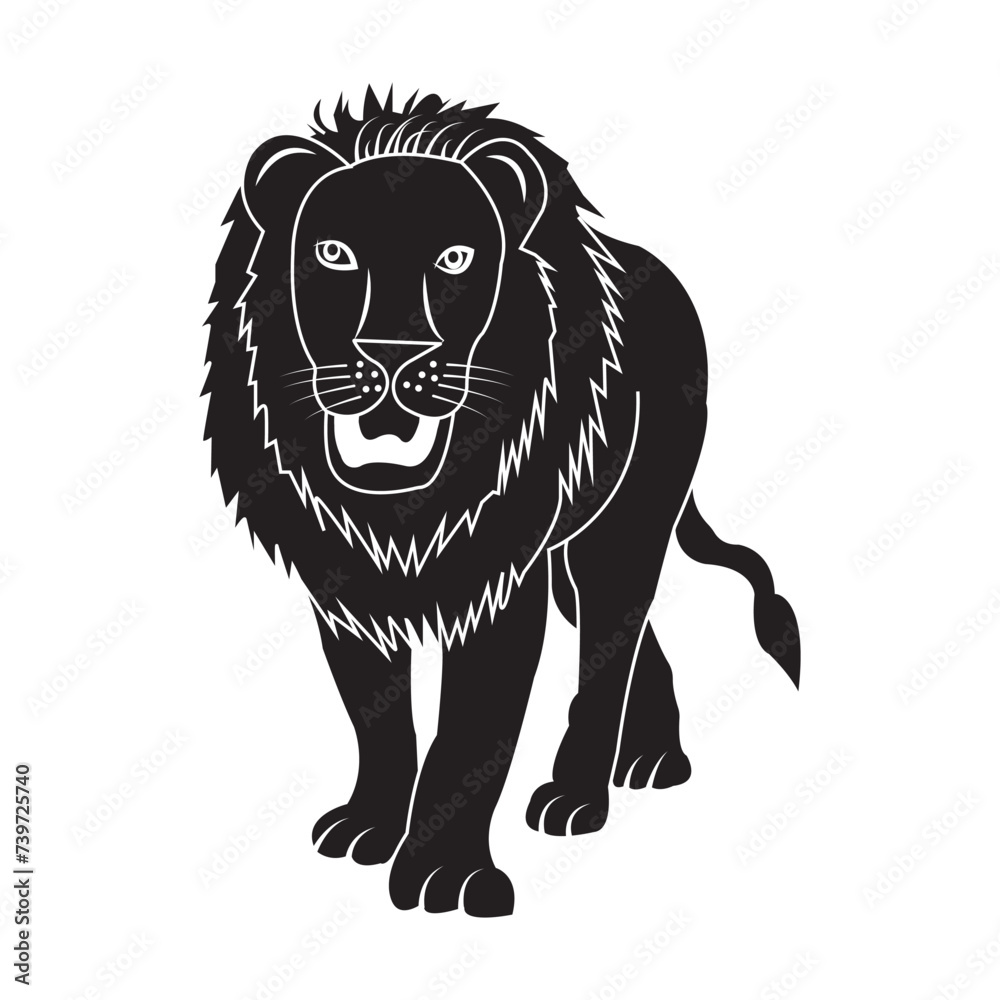 Obraz premium Lion icon