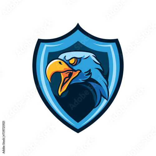 Blue Eagle Esports Mascot Logo Design