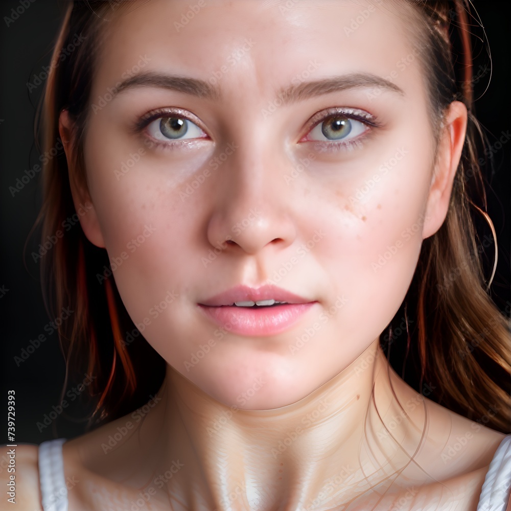 Obraz premium a young lady