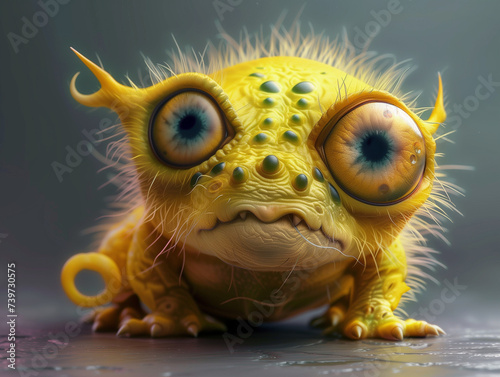 Cute but ugly surreal little monster © Rajko