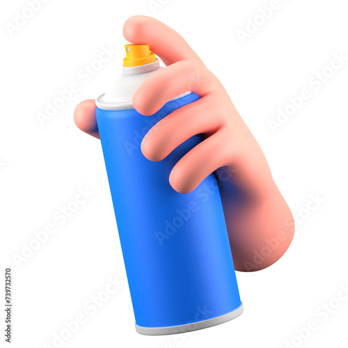 Hand Gesture Hold Spray Air Brush Hobby