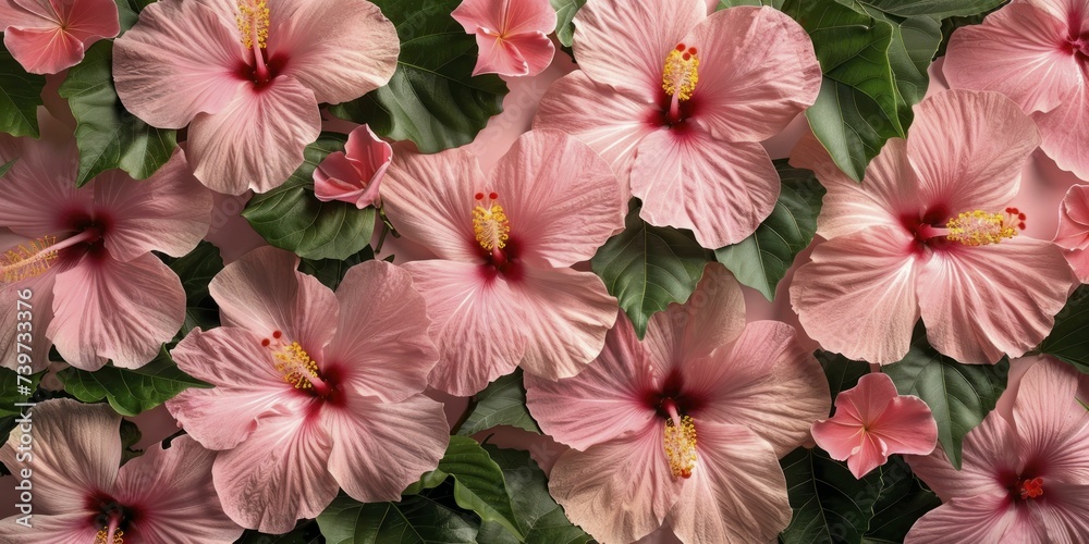 Tropical hibiscus wallpaper, vibrant pink flowers, exotic and bold, summer vibe Tropical hibiscus wallpaper, vibrant pink flowers, exotic and bold, summer vibe