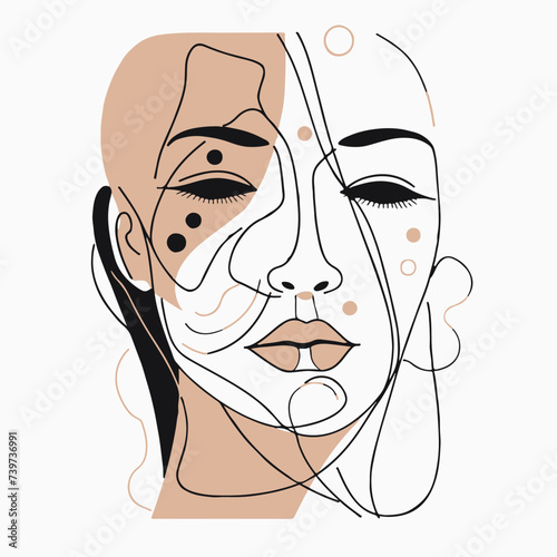 Symphony of Feminine Grace: Exquisite Hand-Drawn Portraits Celebrating the Beauty of Women
