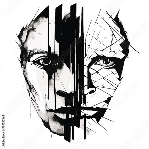 Symphony of Feminine Grace: Exquisite Hand-Drawn Portraits Celebrating the Beauty of Women
