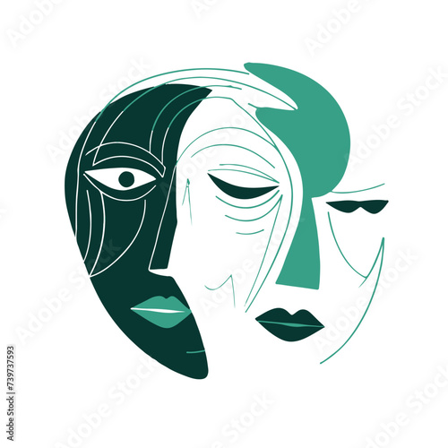 Symphony of Feminine Grace: Exquisite Hand-Drawn Portraits Celebrating the Beauty of Women
