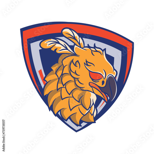 Garuda Esports Mascot Logo Design