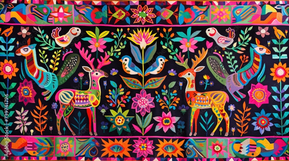 Blooming Bliss A Vibrant Tapestry of Wildlife and Floral Delights Generative AI Blooming Bliss A Vibrant Tapestry of Wildlife and Floral Delights Generative AI