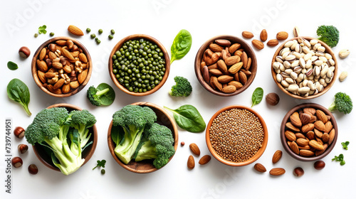 Group of Bowls Filled With Different Types of Food