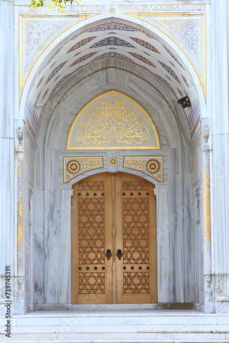 entrance to a historical mosque