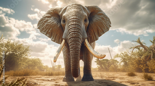 elephant in the wild © ArtProduction