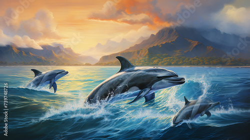 Dolphins © Cybonix