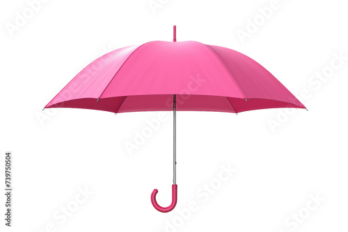 Pink Umbrella Isolated On Transparent Background