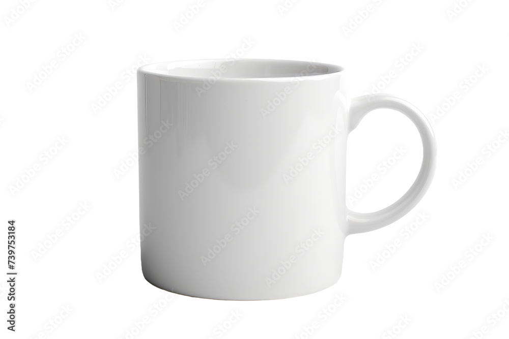 White Coffee Mug. on a White or Clear Surface PNG Transparent Background. White Coffee Mug. on a White or Clear Surface PNG Transparent Background.