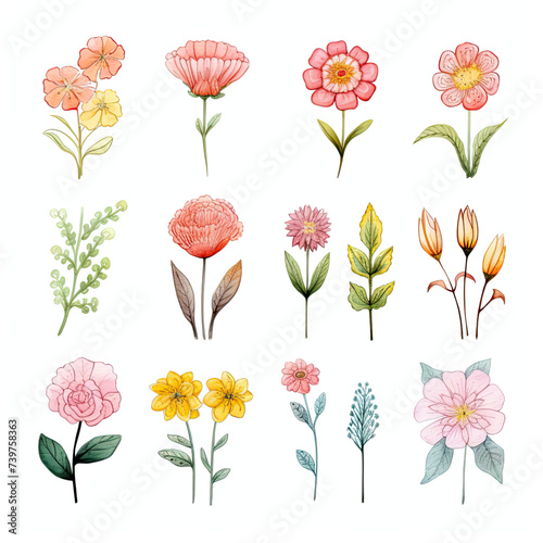 cute flowers background
