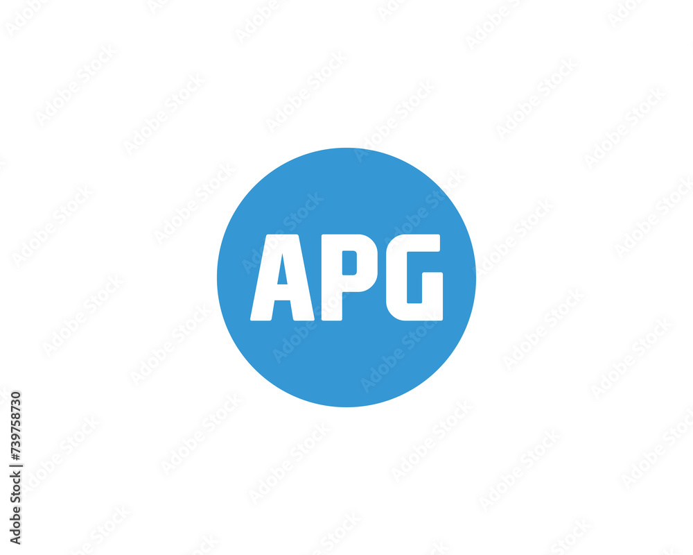 APG Logo design vector template APG Logo design vector template