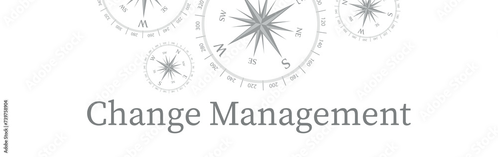 Change Management sign on white background Change Management sign on white background