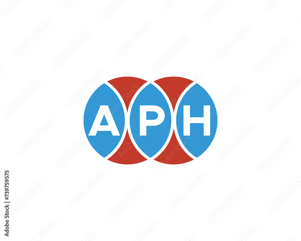 APH logo design vector template APH logo design vector template
