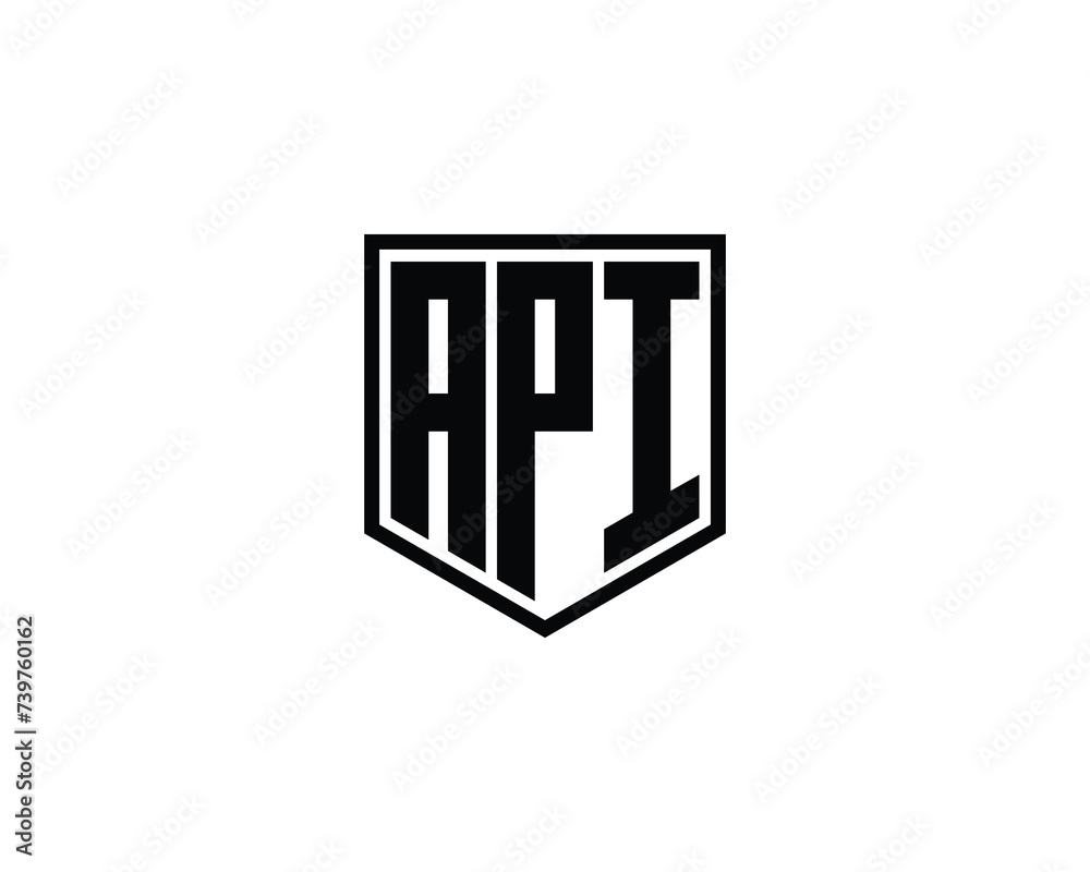 API logo design vector template API logo design vector template