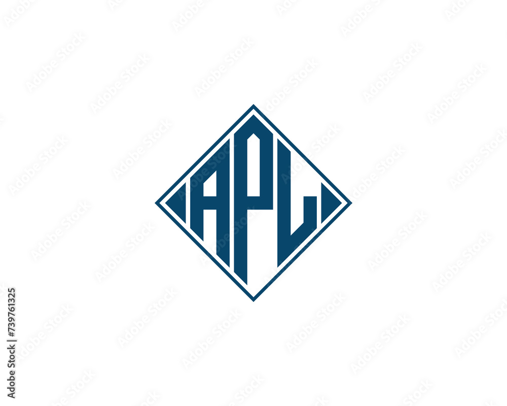 APL logo design vector template APL logo design vector template