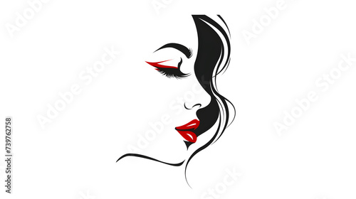 a company logo for a make up artist