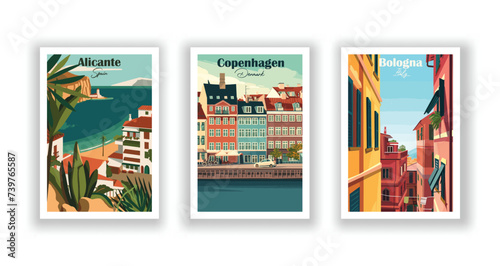  - Vintage travel poster. High quality prints