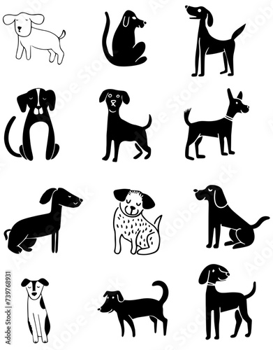 dog vector transparent background PNG clipart