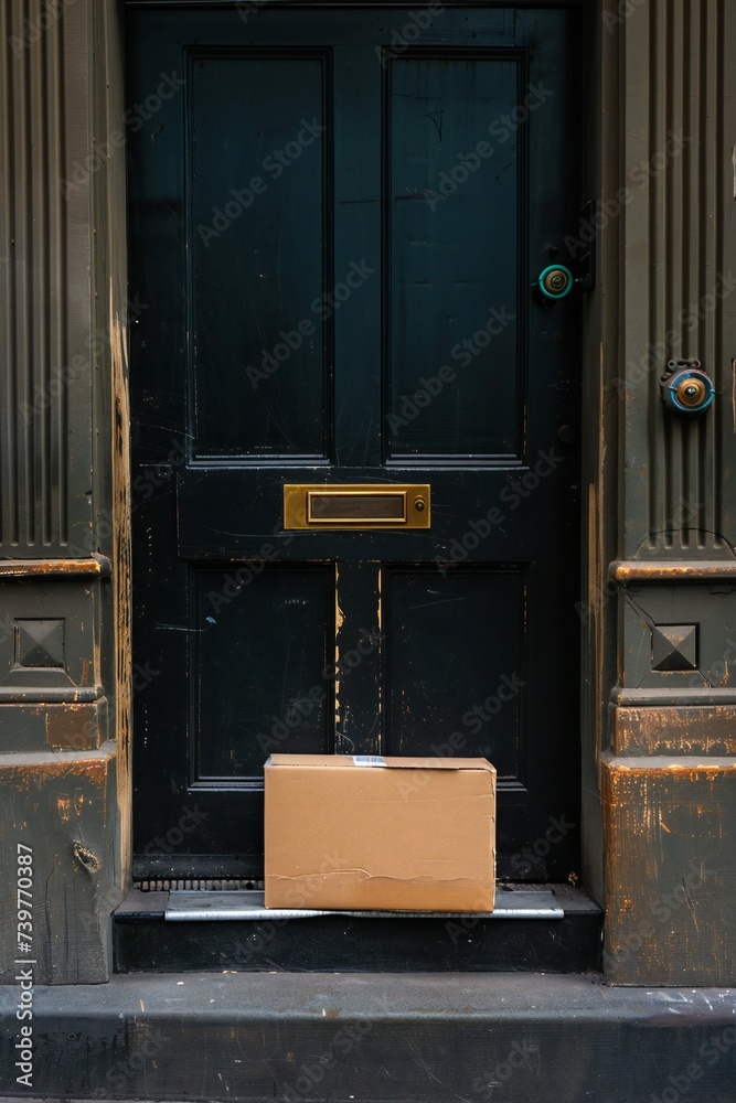 Package delivered at the front door Generative Ai Package delivered at the front door Generative Ai