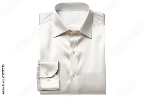 Satin Shirt for a Sleek Appearance Isolated On Transparent Background