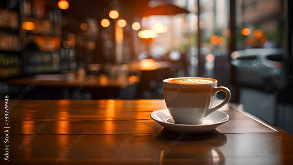 photograph of Blurred background image of coffee shop wide angle lens realistic lighting,generative ai photograph of Blurred background image of coffee shop wide angle lens realistic lighting,generative ai