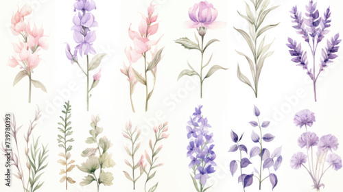 beautiful lavender background photo