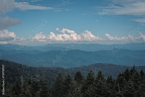 Blue Ridge Mountains in the United States