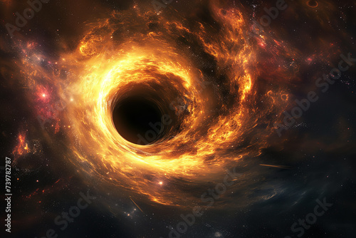  an ancient riddle - where the solution is intricately linked to the properties and mysteries of a black hole. photo