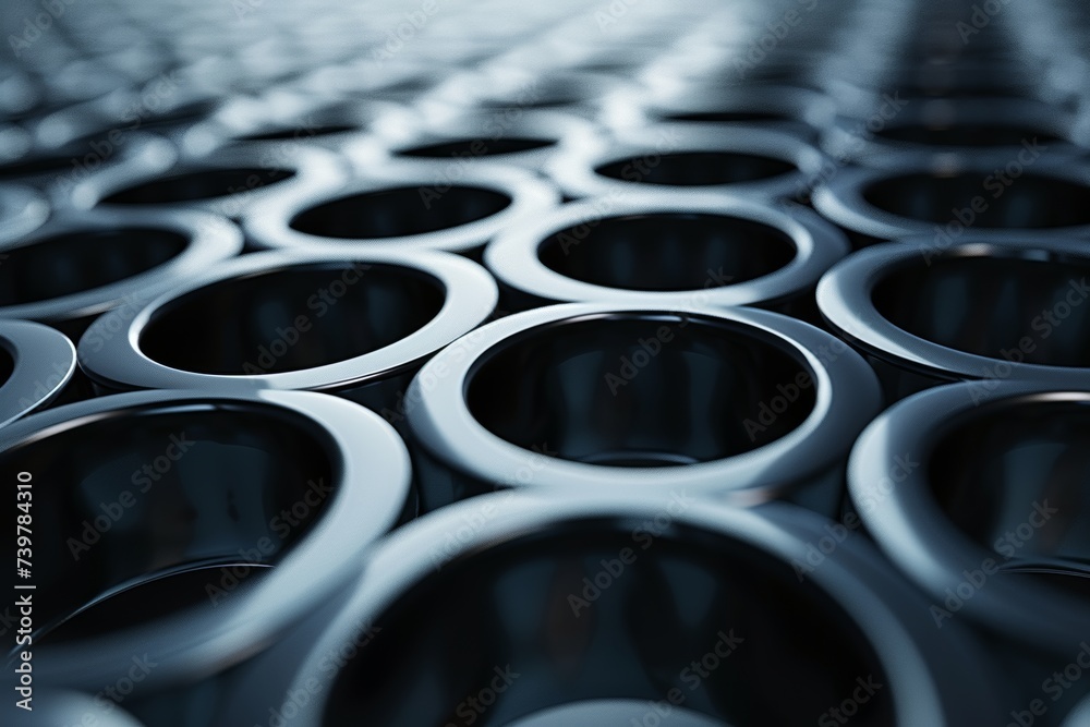 Fototapeta premium Abstract background with circles