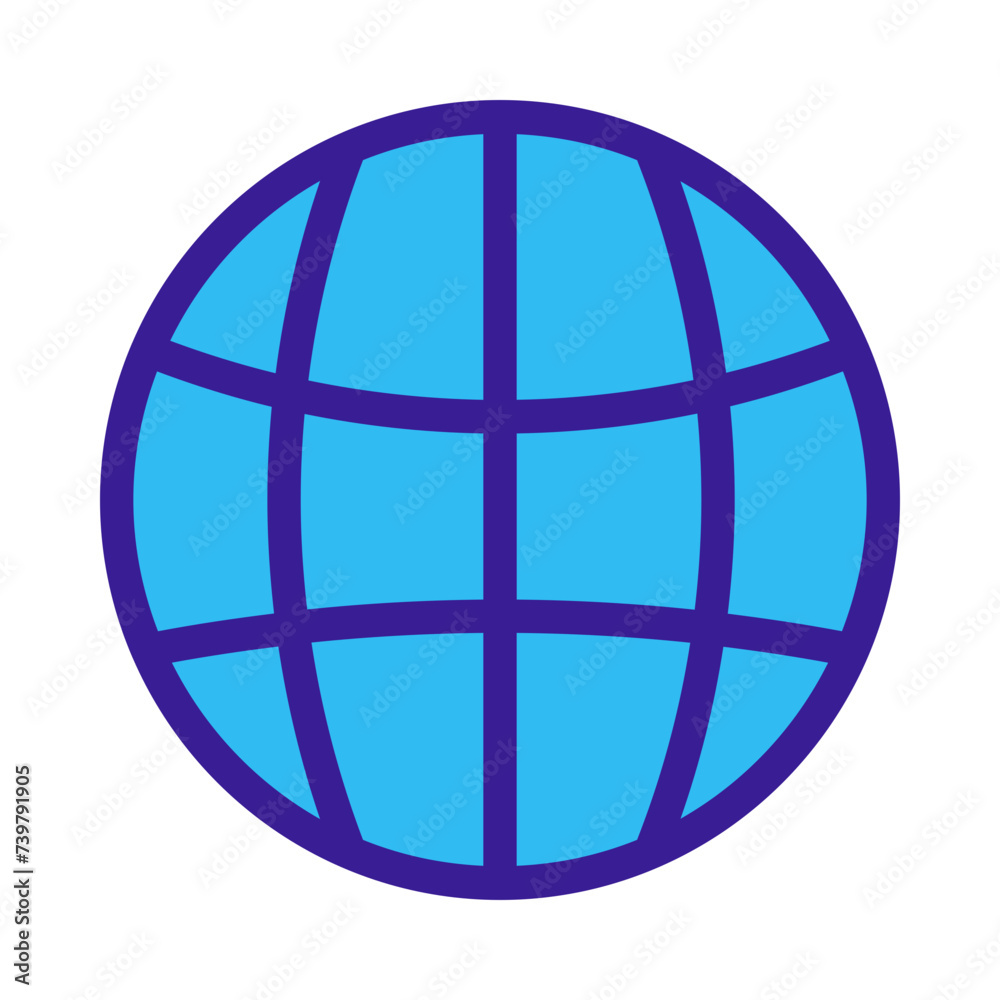 Contact Us Worldwide Icon in Sticker Style Contact Us Worldwide Icon in Sticker Style