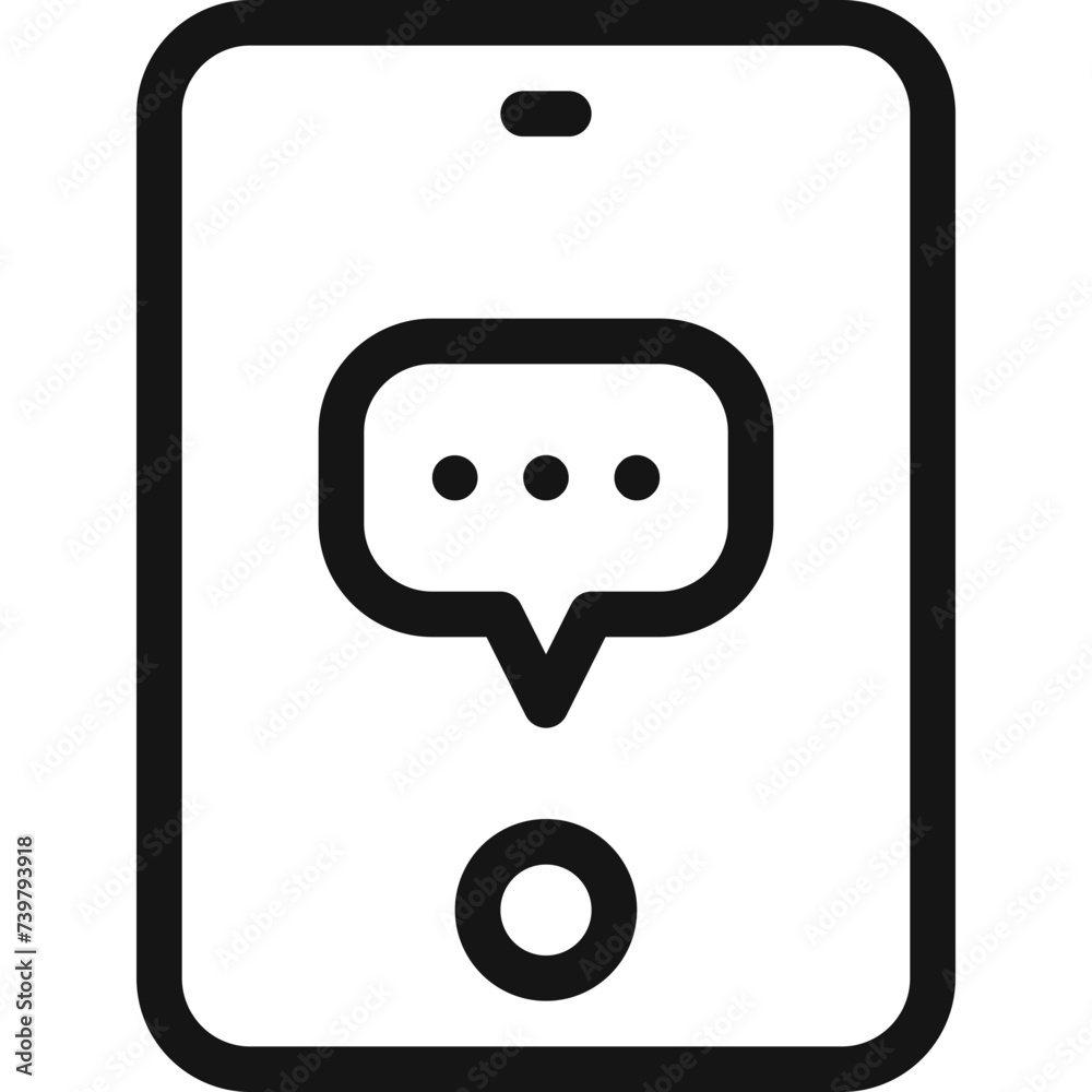 Customer Support Mobile Service Icon in Light Style Customer Support Mobile Service Icon in Light Style